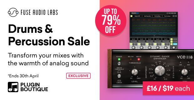PIB Fuse Audio Labs Drum Percussion Sale
